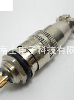 MINSOO 敏烁 XS10 3芯 航空插头 圆形插座 10mm 快速插拔 推拉式