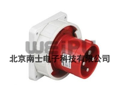 WEIPU 威浦 TYP573 4芯 3P+E 暗装直式器具输入插座 63A IP67