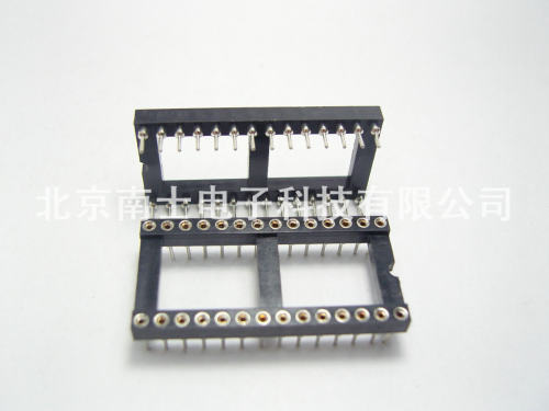 nextron 正凌 28P 圆孔 IC座 DIP28 芯片底座 集成电路插座 宽体