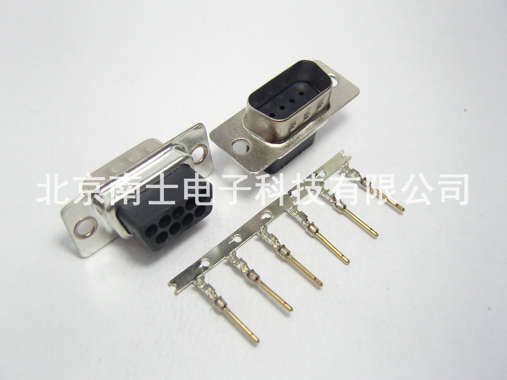 优质 DB9M DB9针 RS232 COM口接头 串口公头 打端式 打线式 免焊