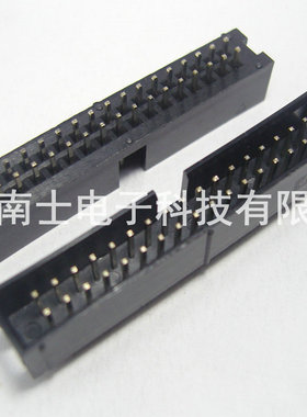 DENK DC3-40P 直针 简易牛角 ISP下载接口 JTAG 插座 2.54mm间距