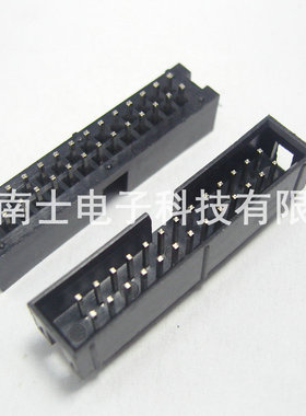 DENK DC3-30P 直针 简易牛角 ISP下载接口 JTAG 插座 2.54mm间距