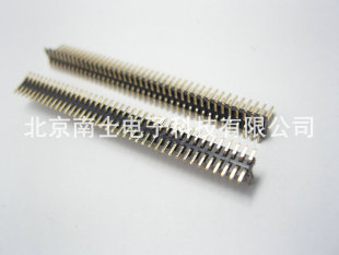 80PIN 间距1.27MM SMT贴片 精工南士 双排针 40P 表贴 贴平 镀金2