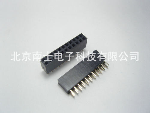 优质 镀金 2*11P 22PIN 双排座 双排母座 排针 插座 间距2.54MM