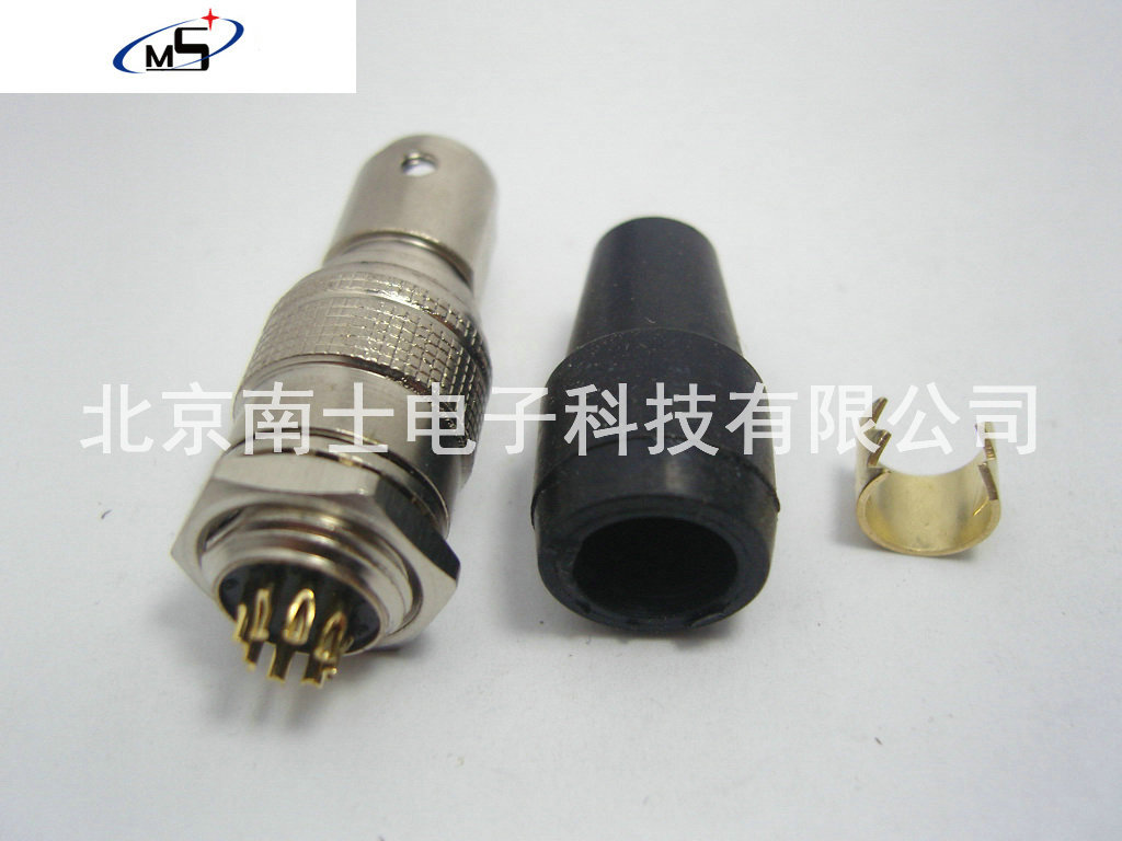 MINSOO 敏烁 YC12 8芯 航空插头 航空插座 12mm 精密 快速插拔