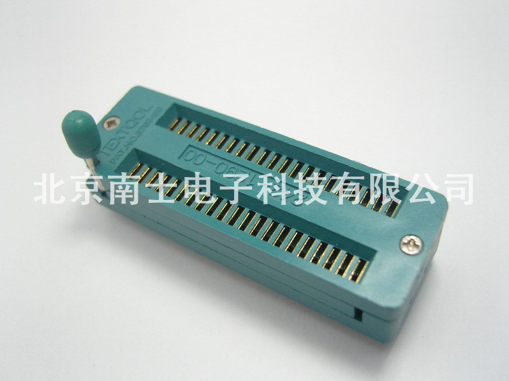 42P 锁紧插座 镀金 1.778mm IC座 活座 42PIC测试座 芯片底座 小