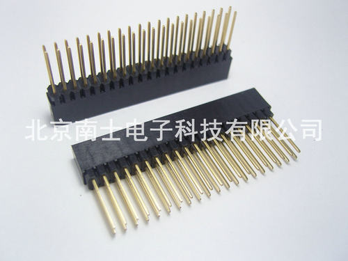 诺凌插座双排座排母间距长针