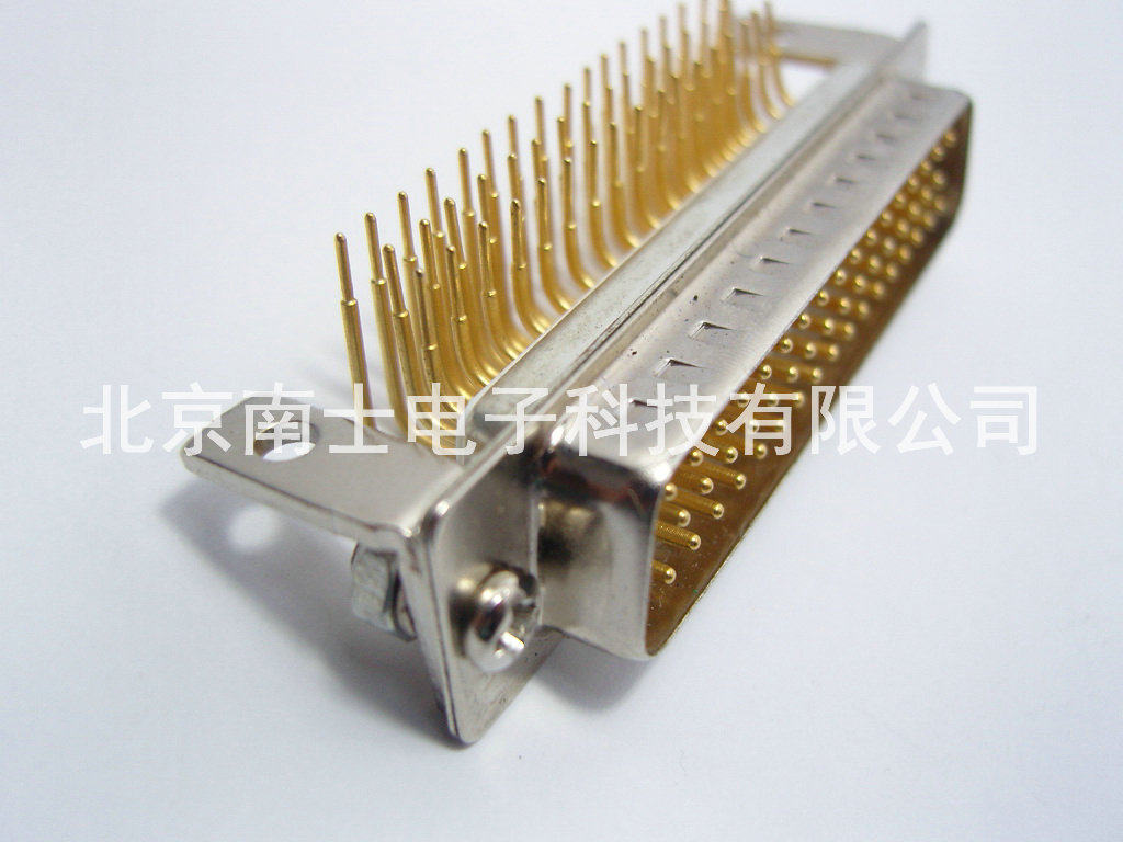 车针 HDR50公头 DR50针 镀金 DB50 90度弯脚 插板式 焊板式 无挡