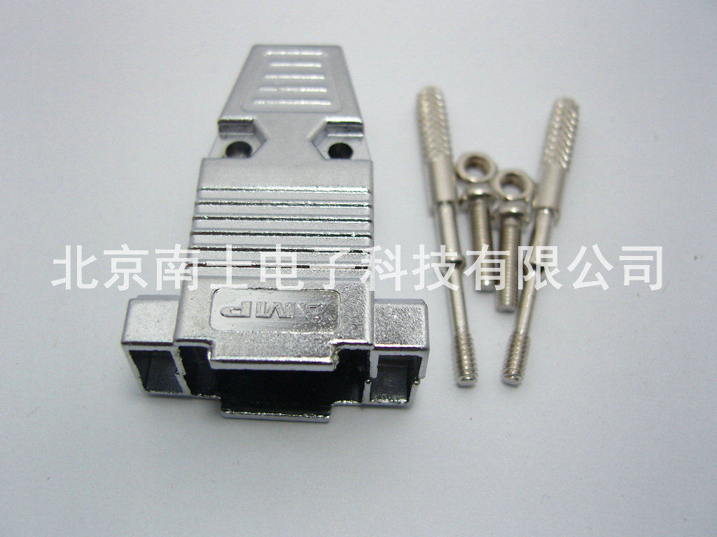 AMP DSUB DB9 外壳 铁壳 金属外壳 串口壳 COM口接头 长螺丝式