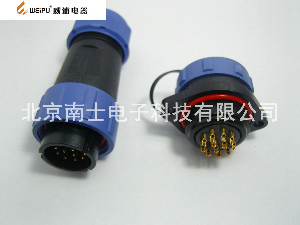 WEIPU威浦防水航空插头插座SP21-12芯 连接器 SP2110 SP2113 法兰