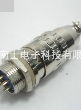 JINLIAN 锦连 XS12 6芯 航空插头 圆形插座 开孔12mm XS12K6P/J6Y