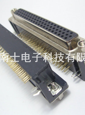 优质 镀金 HDR62母头 DR62孔 HDB62 DB62 90度弯脚 插板式 焊板式