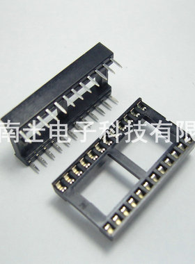 精工南士 28P IC座 芯片底座集成电路插座DIP28直插单片机底座 宽