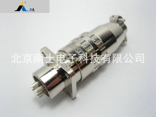 JINLIAN 锦连 XS12 5芯 航空插头 法兰插座 开孔12mm XS12K5P/J5A