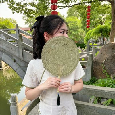 蒲扇老式扇子手工扇子草编中国风汉服古风手摇纳凉