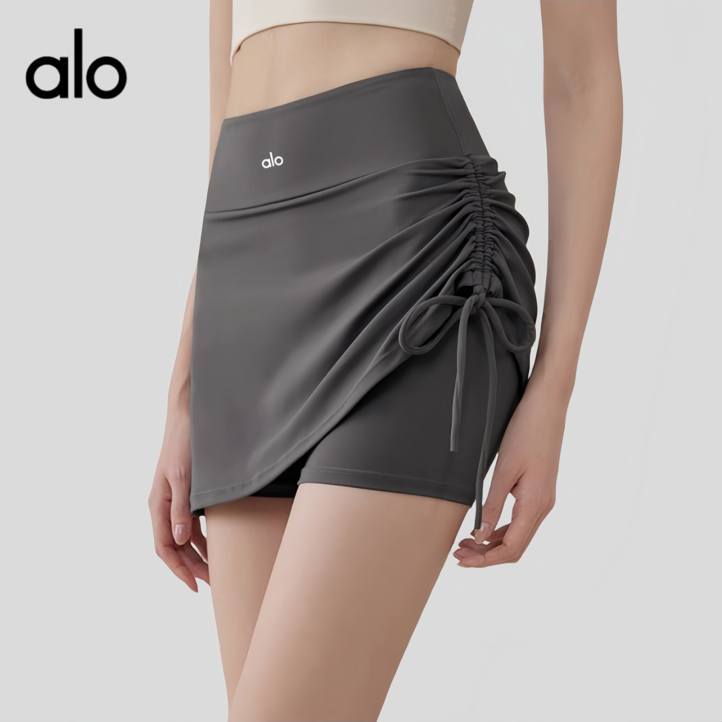 aIo2025新款女高腰收腹提臀短裤