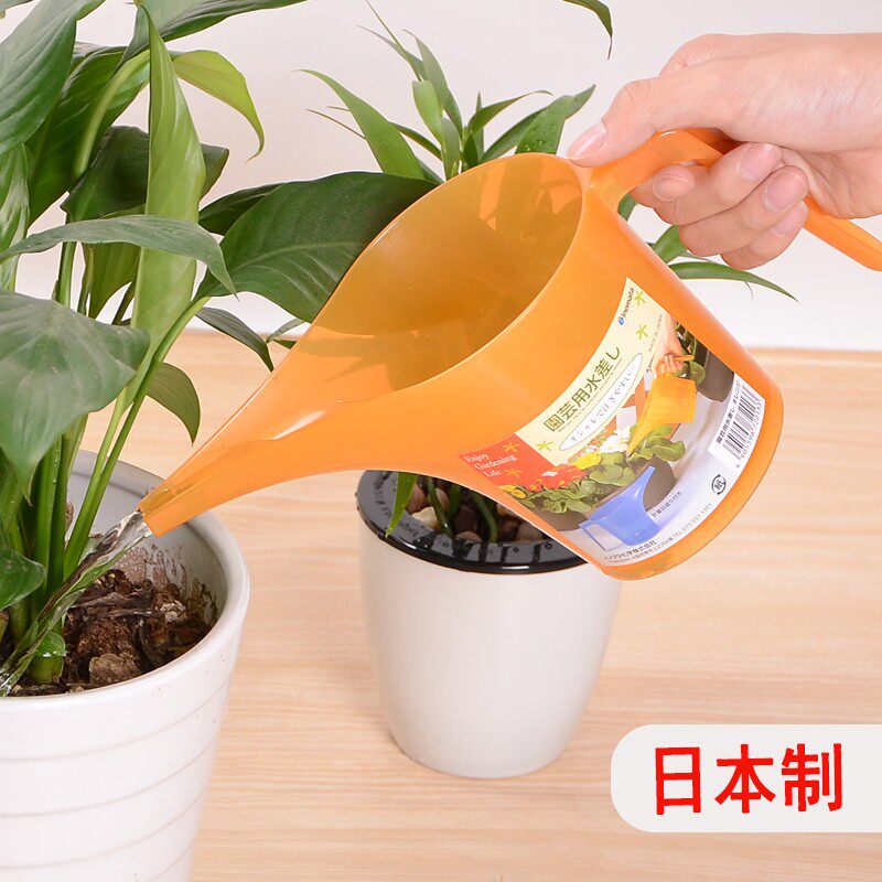 日本进口浇水壶园艺养花壶尖嘴壶多肉盆栽洒水壶喷雾瓶浇花壶刻度