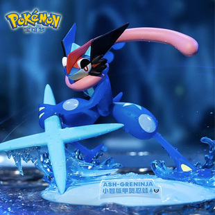 正版玩乐主义宝可梦甲贺忍蛙办杰尼龟小火龙皮卡丘公仔玩偶周边