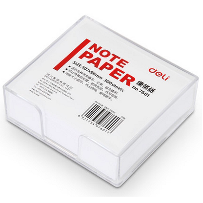 델리 메모지 7601 메모지 박스형 학생 학습 문구 사무용품