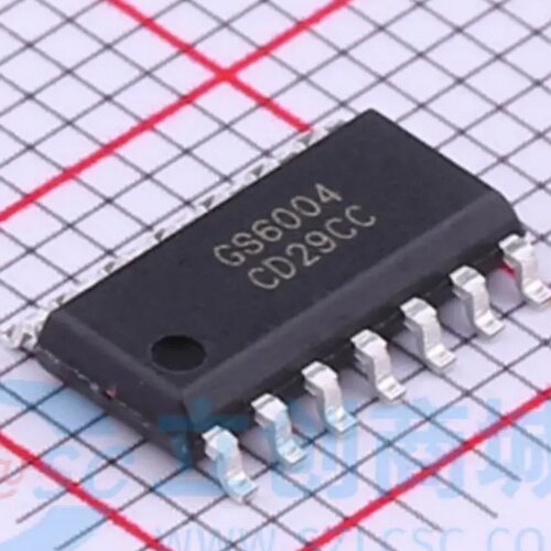 全新原装 GS6004-SR封装SOP-14低功耗运算放大器IC芯片 现货供应