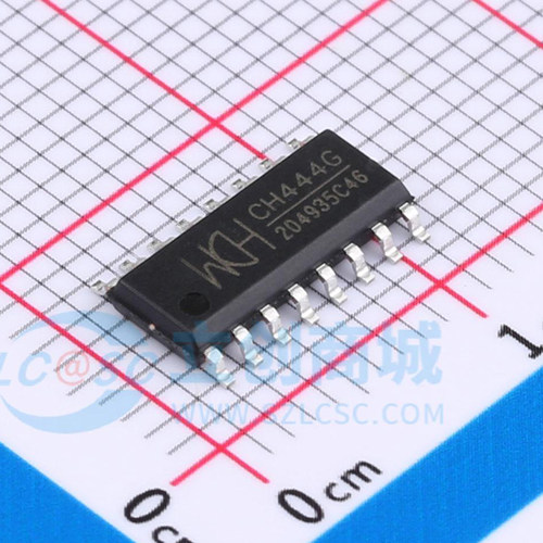 原装正品 CH444G SOP-16 2单刀四掷5V低阻模拟开关芯片