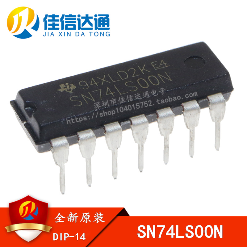 全新 SN74LS00N HD74LS00P 74LS00 DIP14 2输入端四与非门