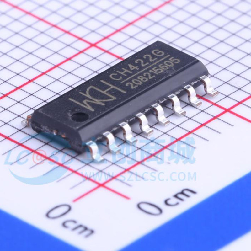 全新原装 CH422G SOP-16 数码管显示驱动及I/O扩展芯片