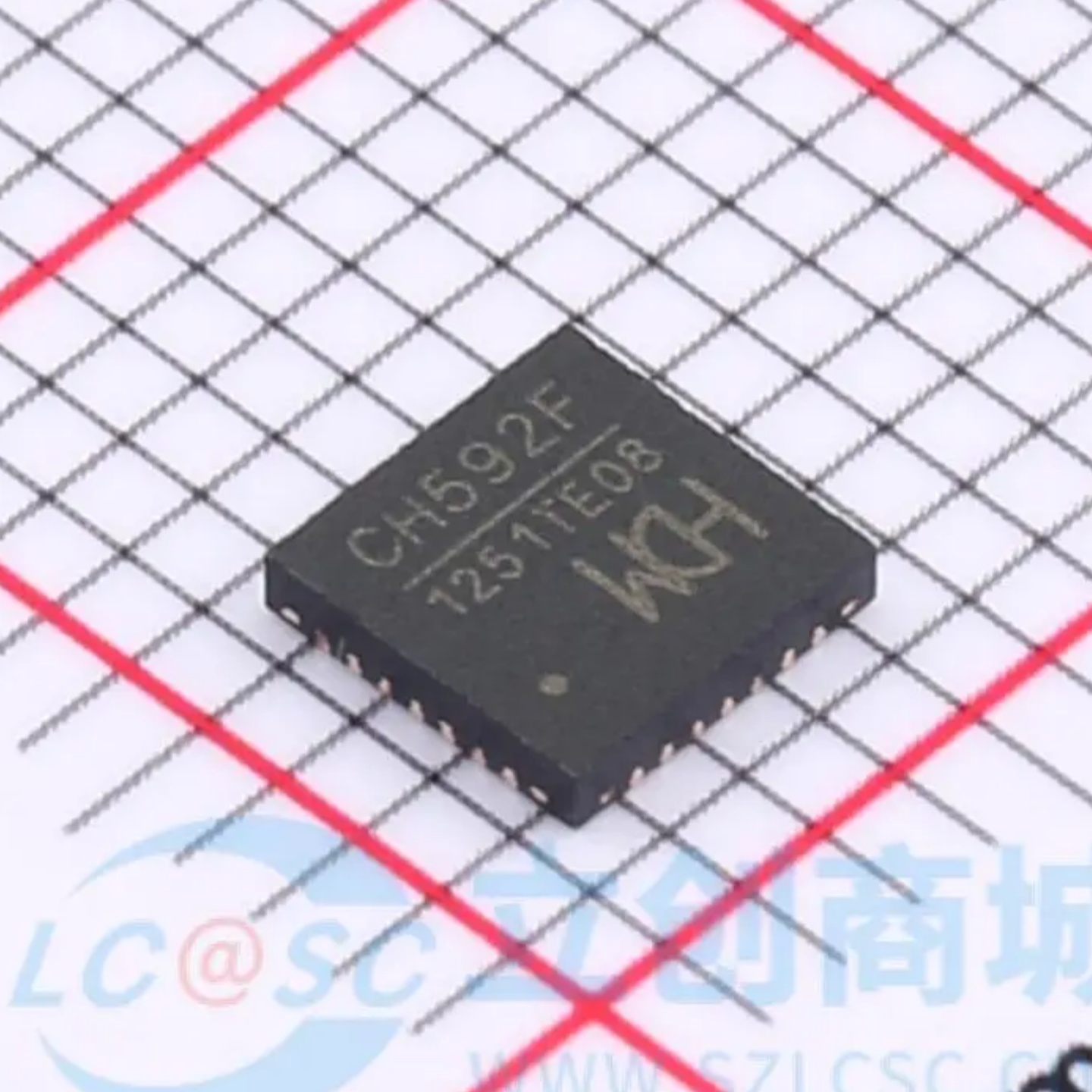 全新原装 CH592F 封装 QFN-28(4x4) 无线收发芯片