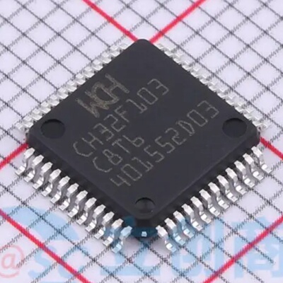 全新原装 CH32F103C8T6 LQFP-48 ARM Cortex-M3 32位微控制器-MCU