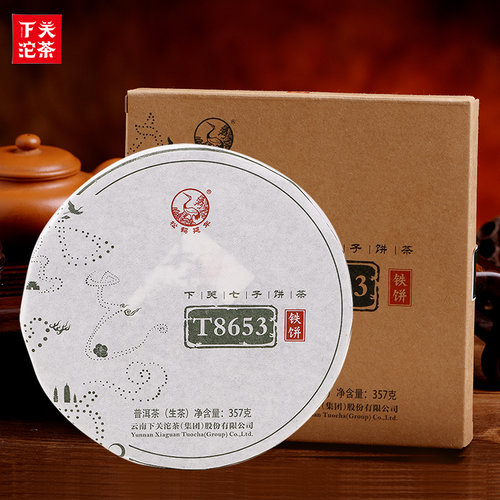 生普下关沱茶16年金榜T8653铁饼