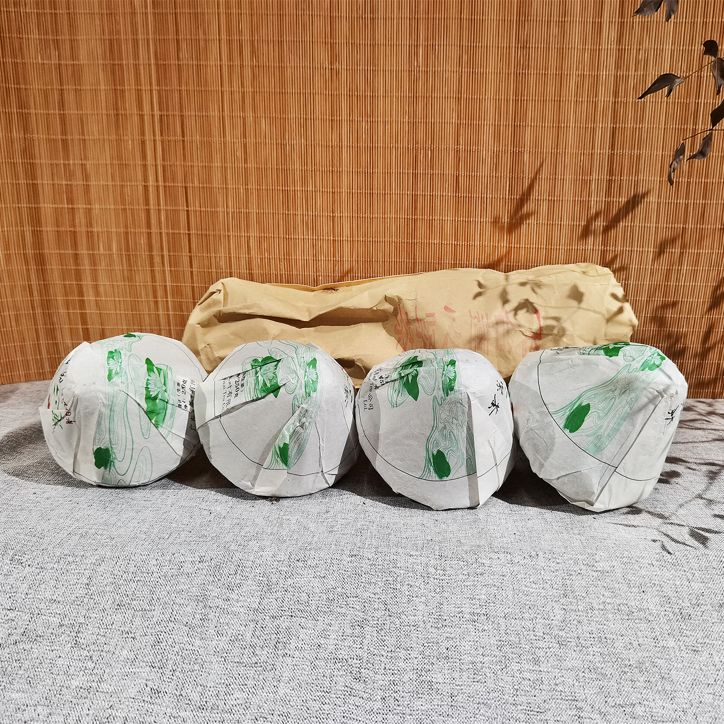 普洱生茶2021年飞台莲心紧茶1kg