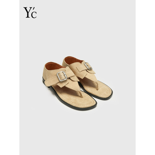YC｜时尚皮带扣人字拖女夏季爆款