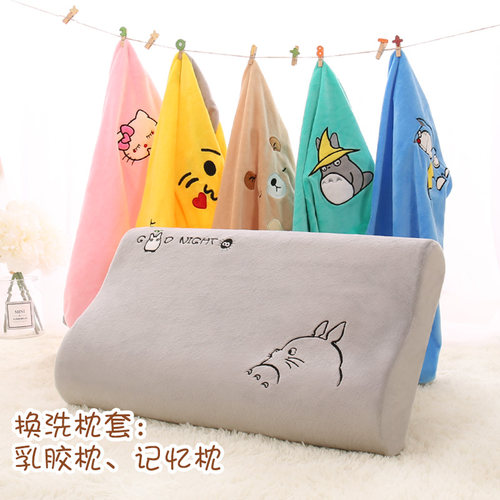 枕套冬季50x30成人单人卡通可爱