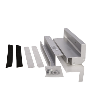 工创 280KG磁力锁上下无框玻璃门支架 280公斤磁力锁U型夹ZL支架