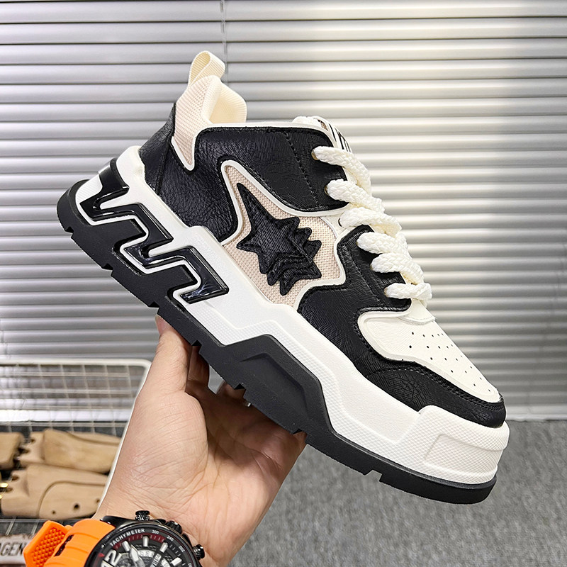 2026新款潮牌男鞋高级感运动时尚休闲板鞋厚底增高发型师潮男鞋子,流行男鞋,时尚休闲鞋,淘宝优惠券,粉丝福利购,淘宝优惠卷