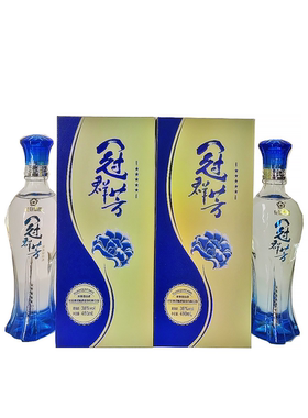 冠群芳五星浓香型白酒菏泽地方名酒38度480ml6瓶箱花冠点滴杰作