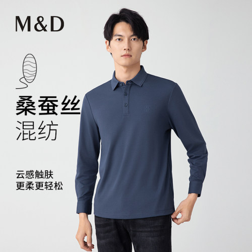 MD名盾绵羊毛磨毛提花Polo衫