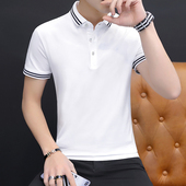 polo衫 t恤男士 时尚 青年潮流商务休闲半袖 夏季 打底衫 翻领纯棉短袖