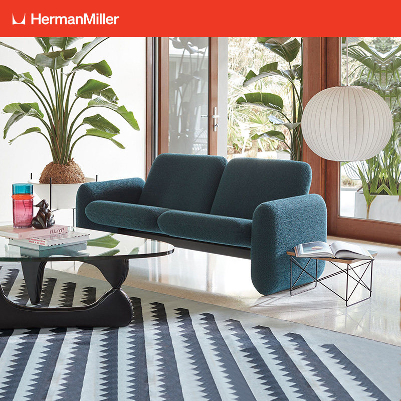 herman miller赫曼米勒wilkes模块沙发 休闲 奶油风沙发