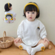 洋气婴儿衣服纯棉春秋款 小月龄哈衣 女宝宝连体衣包屁衣婴幼儿春装