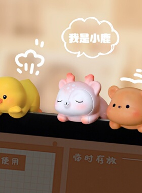 新款趴趴小动物树脂小摆件