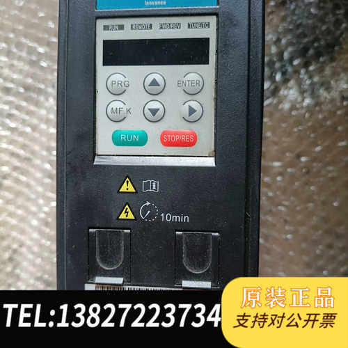 原装正品汇川变频器型号MD200SO.75B一台拆机物品成色门实议价