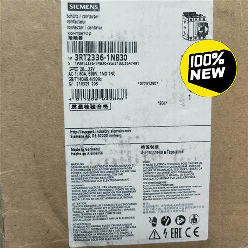 原装正品 接触器3RT2336-1NB30实物图片现货议价