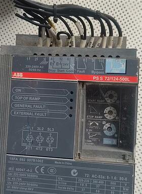全新库存PSS72/124-500L拆机abb软启动器37kw的吧,全新议价