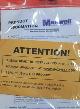 全新库存MAXWELL超级电容模块 BMOD0500P016 B02全新议价