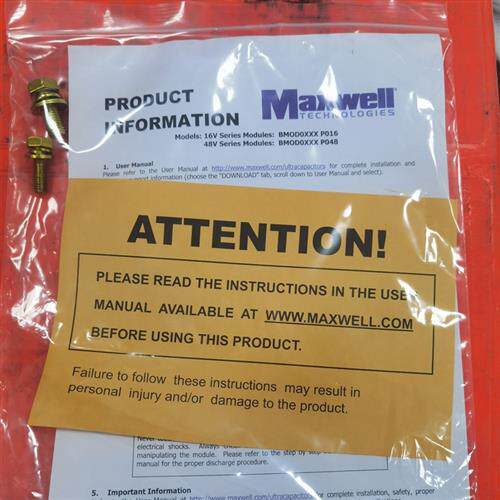 原装正品MAXWELL超级电容模块BMOD0500P016B02议价销售