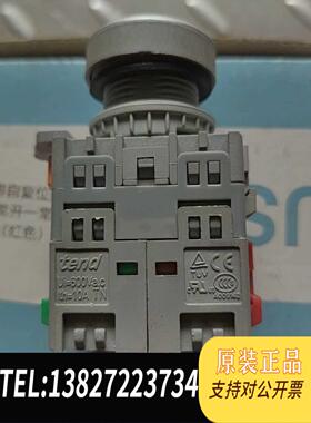 全新原装TEND天得自复位按钮开关带灯FN21F一常开一常闭红色需询