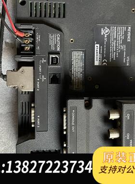 全新库存基恩士vt3-v8触摸屏,后面的一个模块有点破损,全新议价