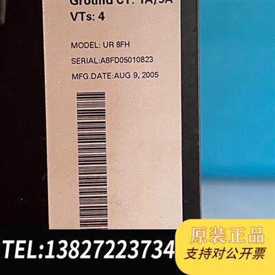 全新库存美国GE Multilin控制器模块8F UR8FH 可充新全新议价