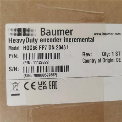 全新库存Baumer保盟发电机编码器HOG86FP7DN2048I,全新议价